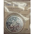 1996 10 EURO  DEUTSCHLAND ALLEMAGNE PROOF COIN WITH 999 FINE SILVER AND CERTIFICATE