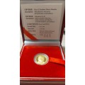 1 X 1/10TH NELSON MANDELA GOLD COIN WITH CERTIFICATE 461