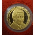 1 X 1/10TH NELSON MANDELA GOLD COIN WITH CERTIFICATE 461