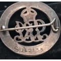 A SILVER WAR BADGE: SERVICES RENDERED FOR KING AND EMPIRE