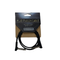 RockBoard PC-F-60 FLAT Patch Cable black, 2x w/right angle - 60 cm