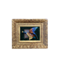 Framed Bird Artwork Original hummingbird