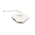 Orico DMP-HDV3 Mini DisplayPort to HDMI/DVI/VGA White Adapter