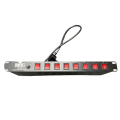Chauvet PC-08 19` Rack Mount Power Panel Switch Pack