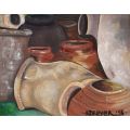 Pottery vases 1998 by Karen Dreyer