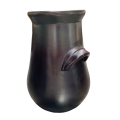 1920 Vintage Fulper Pottery Dark Purple Wisteria Flambe Glaze Handle Vase