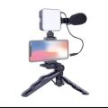 Smartphone and Vlogging Camera, Video Recording Photo Studio Kit