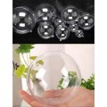 6 pcs 12CM Christmas Transparent Ball Plastic Fillable Bauble
