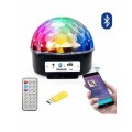 Crystal Magic Ball Light with Bluetooth & Remote/disco light