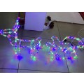 Christmas reindeer with reindeer vehicle  light /white,warm white,mix colour