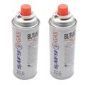 pack of 4 -SAFY gas -butane canisters 227g