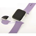 Apple Compatible Silicone Watch Strap Band 42mm S/M - Black