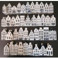 Collection of 23 KLM Miniature Houses