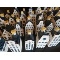 Collection of 23 KLM Miniature Houses