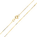 18ct Gold Chain Box link Necklace