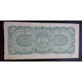 World War 2 Japan Occupation Currency 100 Rupees