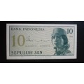 1964 Indonesia 10 Sen