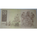 Third issue GPC 20 Rand old bank note( Very good condition)