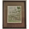 Limited Edition Watercolour Print - Portraits of Britain, Brighton Pavilion by Glyn Martin