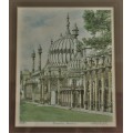 Limited Edition Watercolour Print - Portraits of Britain, Brighton Pavilion by Glyn Martin