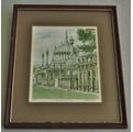 Limited Edition Watercolour Print - Portraits of Britain, Brighton Pavilion by Glyn Martin