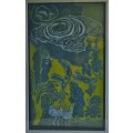 Carole Woolf (Kesner) - Limited Edition Etching 'The Tempest' 2/5 signed C Woolf Feb '79