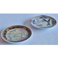 A pair of small vintage (c1970) Imari style Japanese made plates - A BWA Product