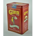 Collectible contemporary Glen tea caddy tin