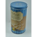 Collectible Delicious Biscuits Vanilla Flavoured Wafer Sticks Tin