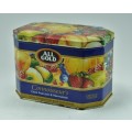 Collectible All Gold Connoisseur`s Extra Fuit Jam and Marmalade Tin