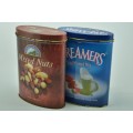 Collectible Pair of Tins - Nutcracker Valley Mixed Nuts and Streamers Traditional Mix