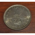 5 Shillings 1952 South Africa Silver 1952 Founding of Cape Town Anniversary Coin - 1 698 000 minted