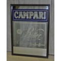 Vintage Framed Campari Bar Mirror