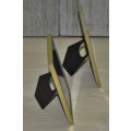 Pair of Vintage Brass Photo Frames Made in China