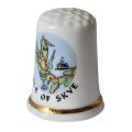 Collectible Vintage Isle of Skye China Thimble - made in England by Sampson Souvenirs Ltd
