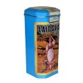 Vintage, collectible Nestlé Dessert Cream Tin with French Advertising `Lai Suisse La Laitiere`