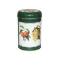 Vintage, Collectible Storage Tin decorated with vintage Botany Illustrations by P J Redouté