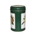 Vintage, Collectible Storage Tin decorated with vintage Botany Illustrations by P J Redouté