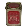 Vintage, Collectible Small Square English Butter Toffee Tin