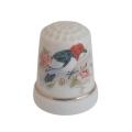 Collectible Vintage Porcelain Thimble - Ornithology