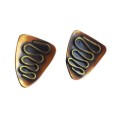 Retro/vintage Copper and Brass Clip-on Earrings