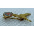 Vintage RAF Royal Airforce Association Brass and Enamel Badge