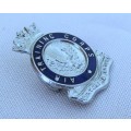 ATC - Air Training Corps silver tone metal and enamel badge