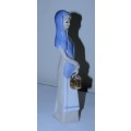 Collectible Llardo Style Figurine - Tall Girl carrying a basket c1980