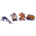 Collectible group of Four Enamel Pins - Characters from Tom and Jerry