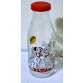 Collectible, Vintage Disney 101 Dalmatians Milk Bottle made in France