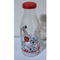 Collectible, Vintage Disney 101 Dalmatians Milk Bottle made in France