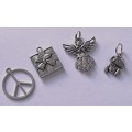 Vintage Lot of Silver Tone Charms
