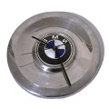 Vintage BMW 1960s Chrome Hubcap Wall Clock