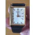 Seiko V701-5E10 vintage gold watch